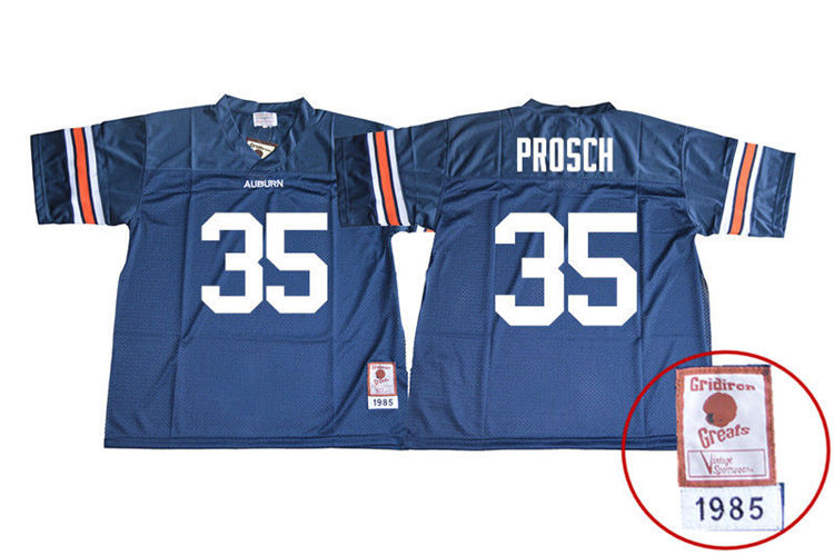 Youth Auburn Tigers #35 Jay Prosch 1985 Throwback Navy College Stitched Football Jersey